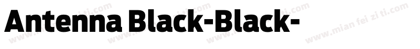 Antenna Black-Black字体转换